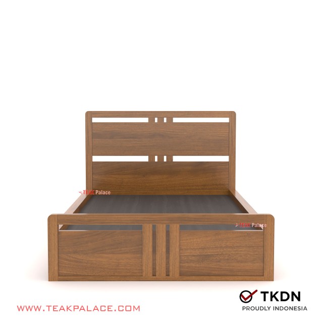 Tempat Tidur Minimalis Single 2 Laci Jati Devana 120 Tempat Tidur Minimalis Single 2 Laci Jati Devana 120
