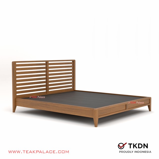Tempat Tidur Minimalis King Size Seri Minimax 180 Jati