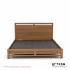 Dipan Minimalis Queen Size Kayu Jati Ernest 160
