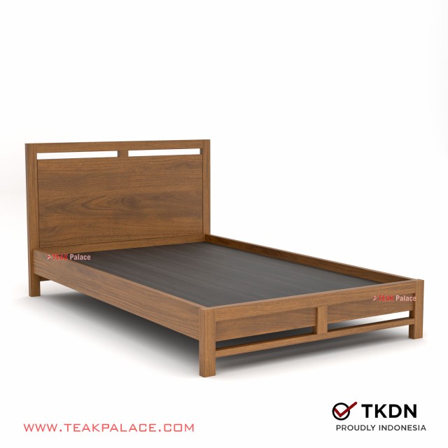 Tempat Tidur Single Minimalis Kayu Jati Ernest 120 Tempat Tidur Single Minimalis Kayu Jati Ernest 120