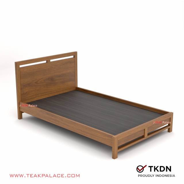 Tempat Tidur Single Minimalis Kayu Jati Ernest 120 Tempat Tidur Single Minimalis Kayu Jati Ernest 120