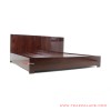 Dipan Lily Kayu Jati Black Walnut Minimalis