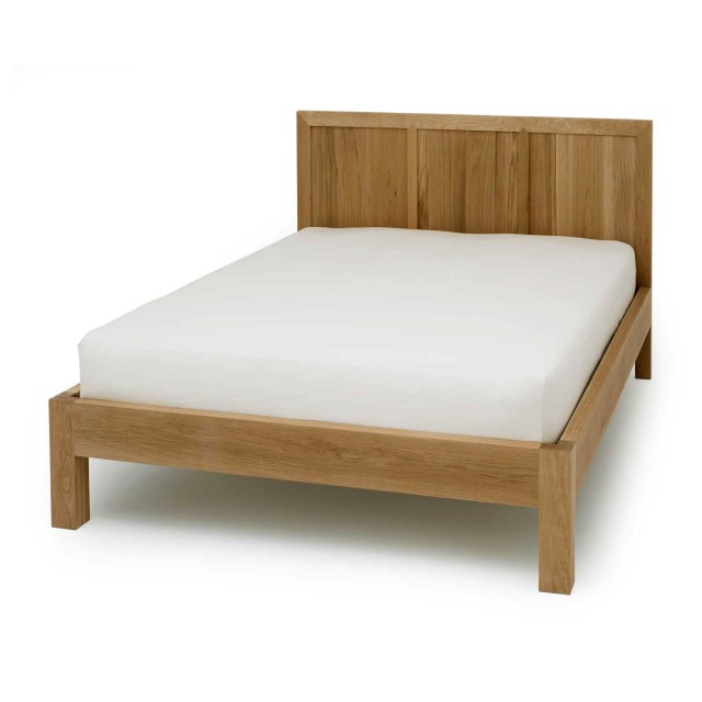Tempat Tidur Minimalis Kayu Natural Seri Cirebon