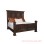 Tempat Tidur Ukir Kayu Jati Salak Brown Karawang Series