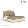 Tempat Tidur Mewah Duco Ivory Ukir Emas Karina Tempat Tidur Mewah Duco Ivory Ukir Emas Karina