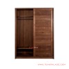 Lemari Pakaian Sliding Jati Natural Seri Surabaya Lemari Pakaian Sliding Jati Natural Seri Surabaya