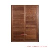 Lemari Pakaian Sliding Jati Natural Seri Surabaya Lemari Pakaian Sliding Jati Natural Seri Surabaya