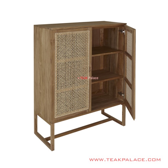 Lemari Pakaian Kayu Jati Natural Balqis Minimalis Lemari Pakaian Kayu Jati Natural Balqis Minimalis
