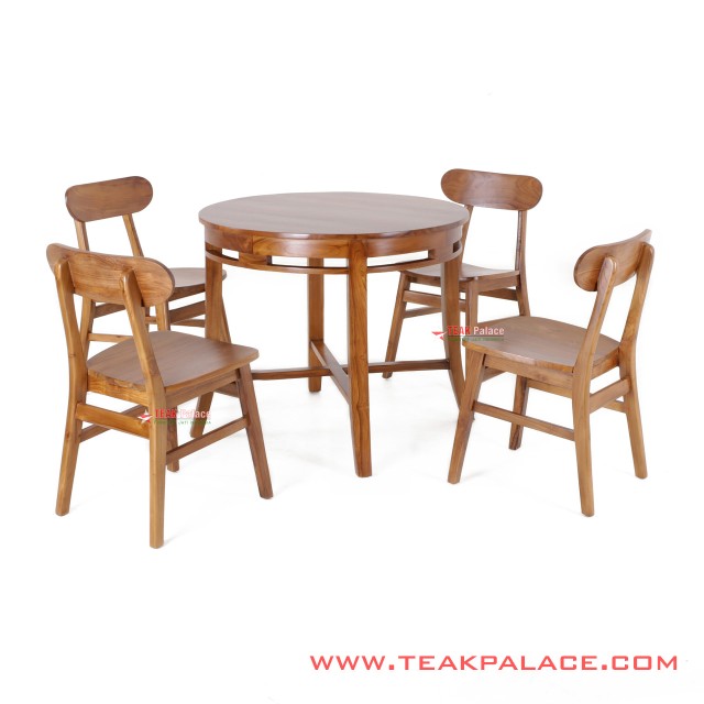 Meja 4 Kursi Makan Set Melia Golden Teak Meja 4 Kursi Makan Set Melia Golden Teak