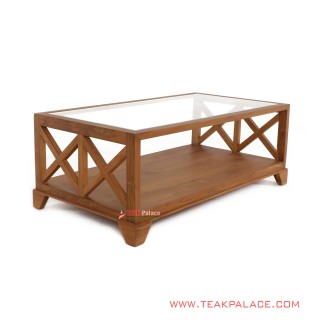 Meja Tamu Malang Golden Teak