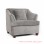 Sofa Minimalis Abu-abu Seri Musi single seater
