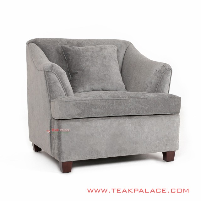 Sofa Minimalis Abu-abu Seri Musi single seater Sofa Minimalis Abu-abu Seri Musi single seater