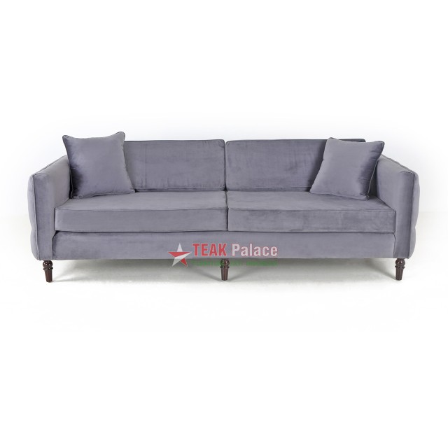 Sofa Minimalis Mewah Bulgari 3 Dudukan Abu Sofa Minimalis Mewah Bulgari 3 Dudukan Abu