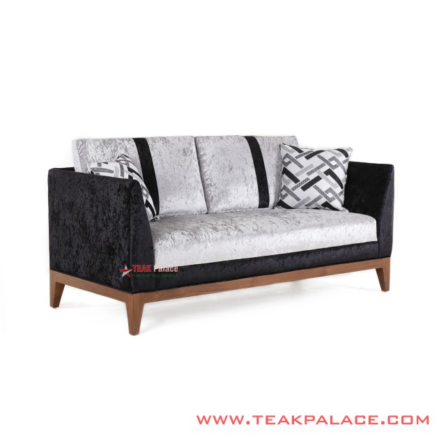Sofa Jati Minimalis Seri Helena Revina Grey